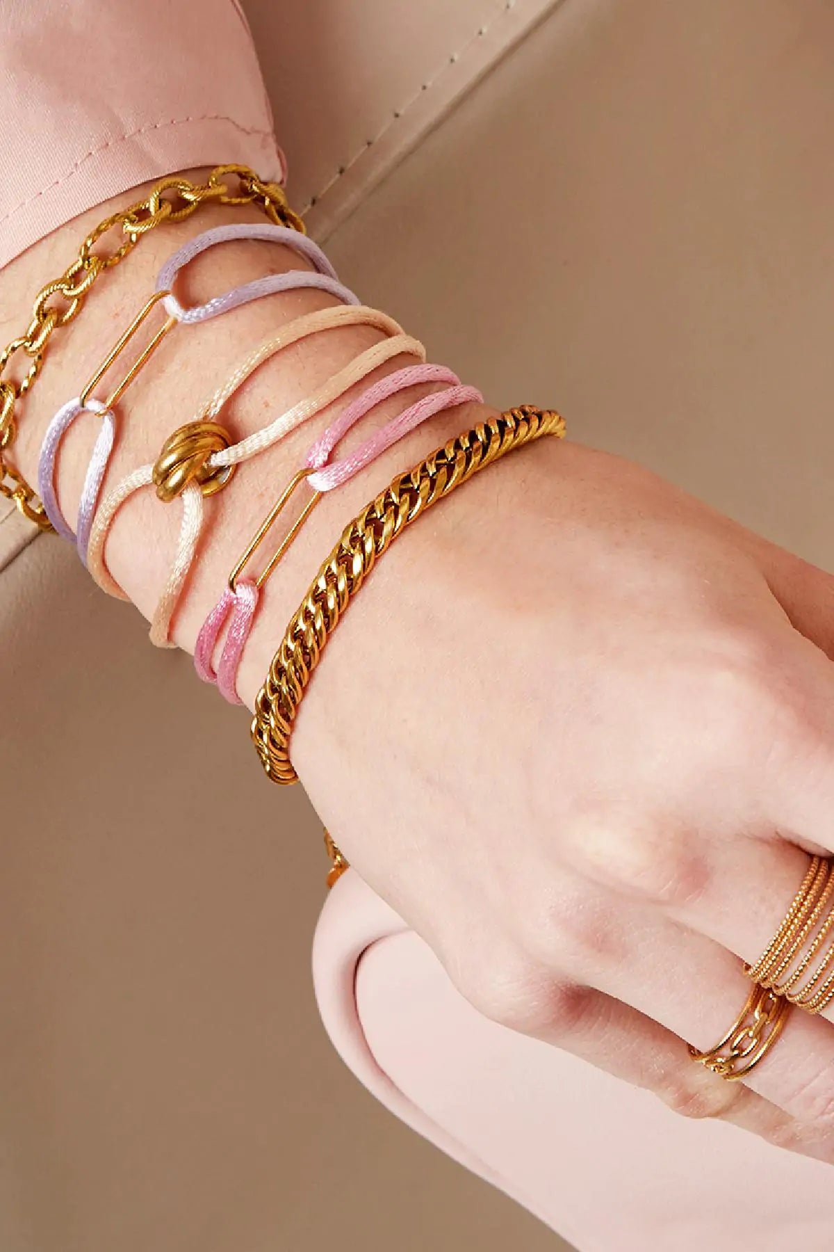 Armband ‘Satin Clip’