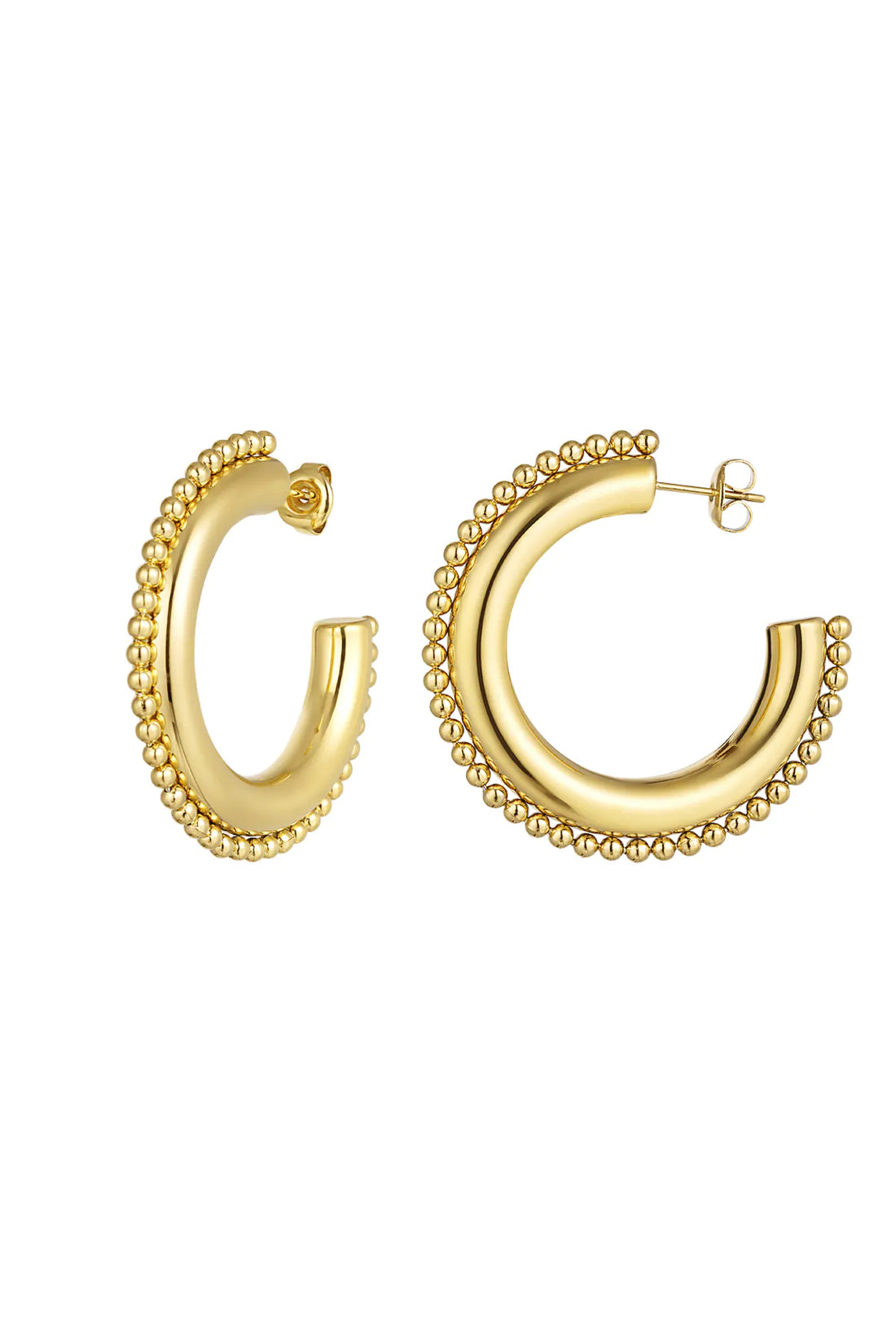 Oorbellen ‘Rings with dots’