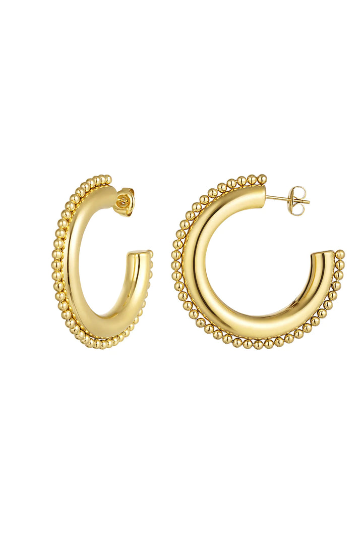 Oorbellen ‘Rings with dots’