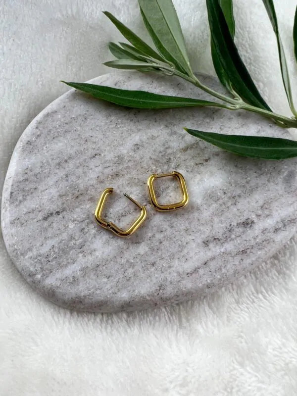 Oorbellen ‘SquareGlimmer’