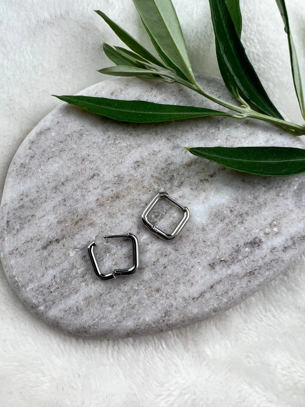 Oorbellen ‘SquareGlimmer’