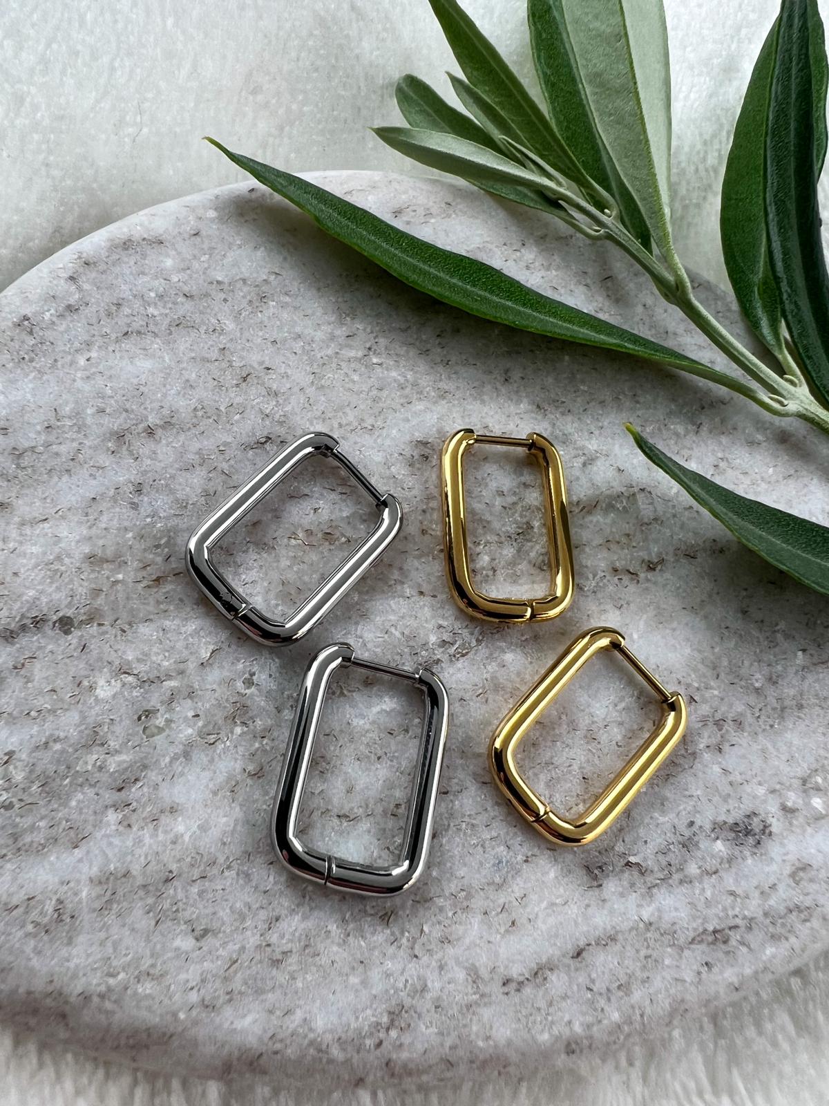 Oorbellen ‘Rectangle’