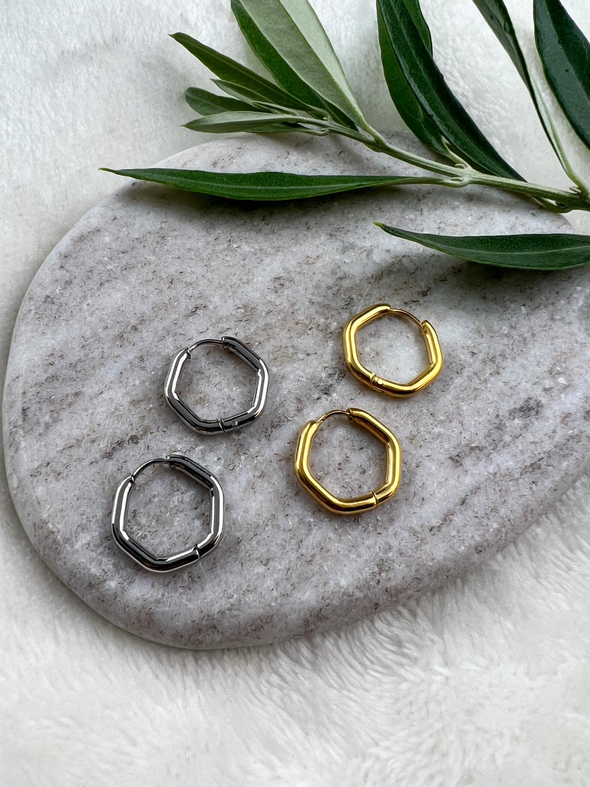 Oorbellen ‘Curved Edge’