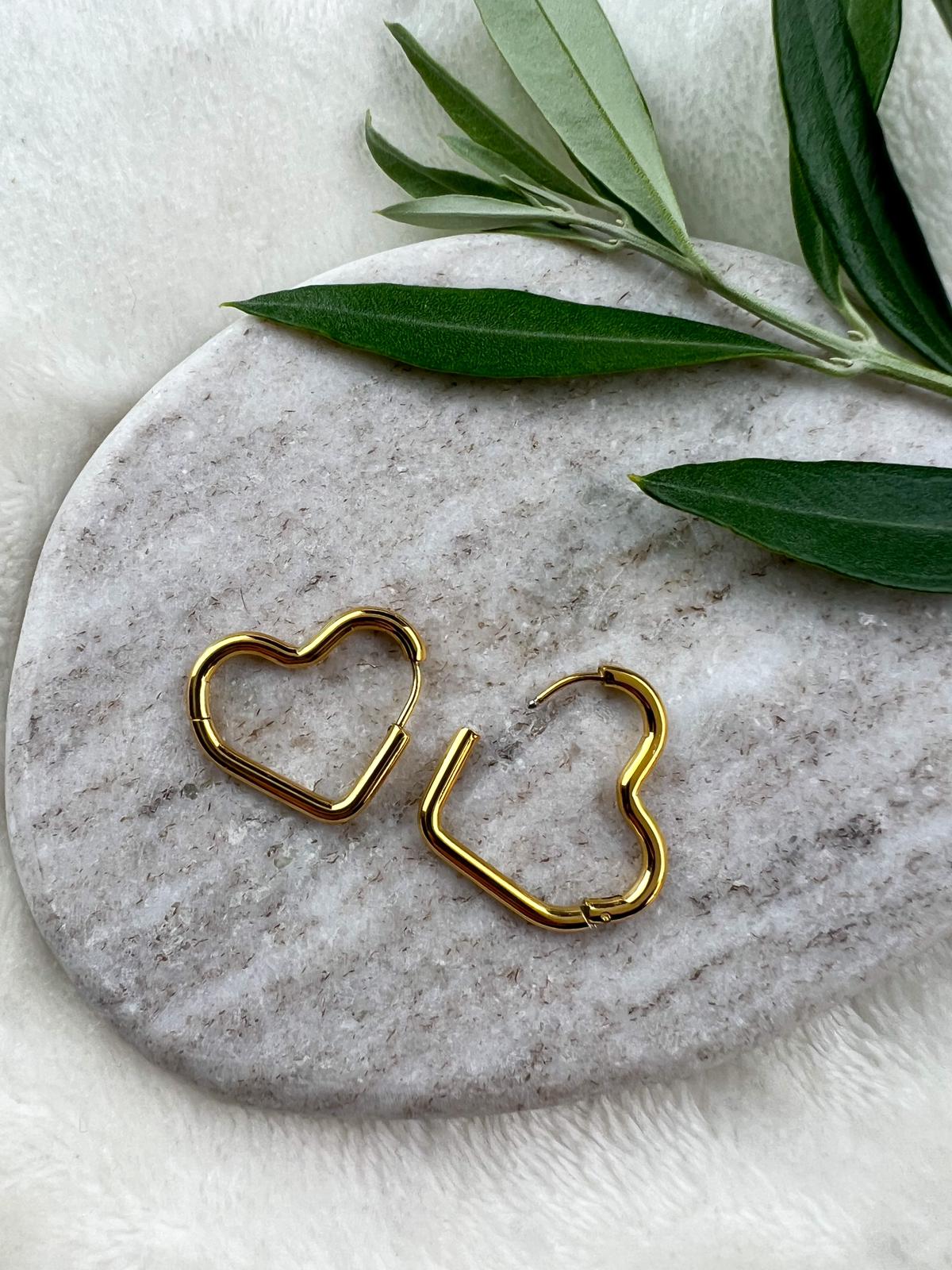 Oorbellen ‘Heart Charm’