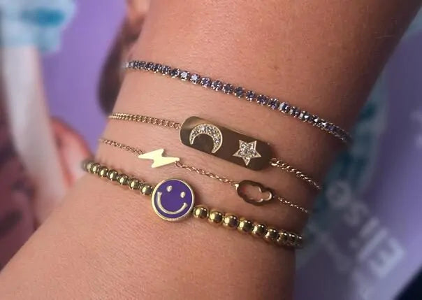 Armband ‘Purple Stone’