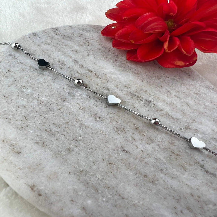 Armband ‘Hart bubbel’