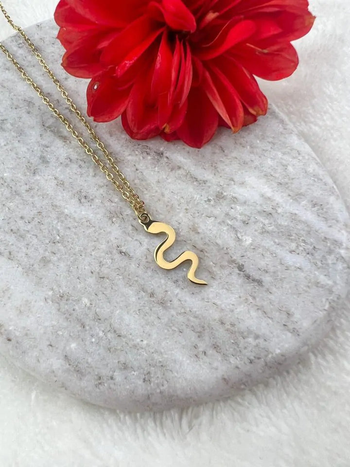 Gouden ketting ‘Snake’