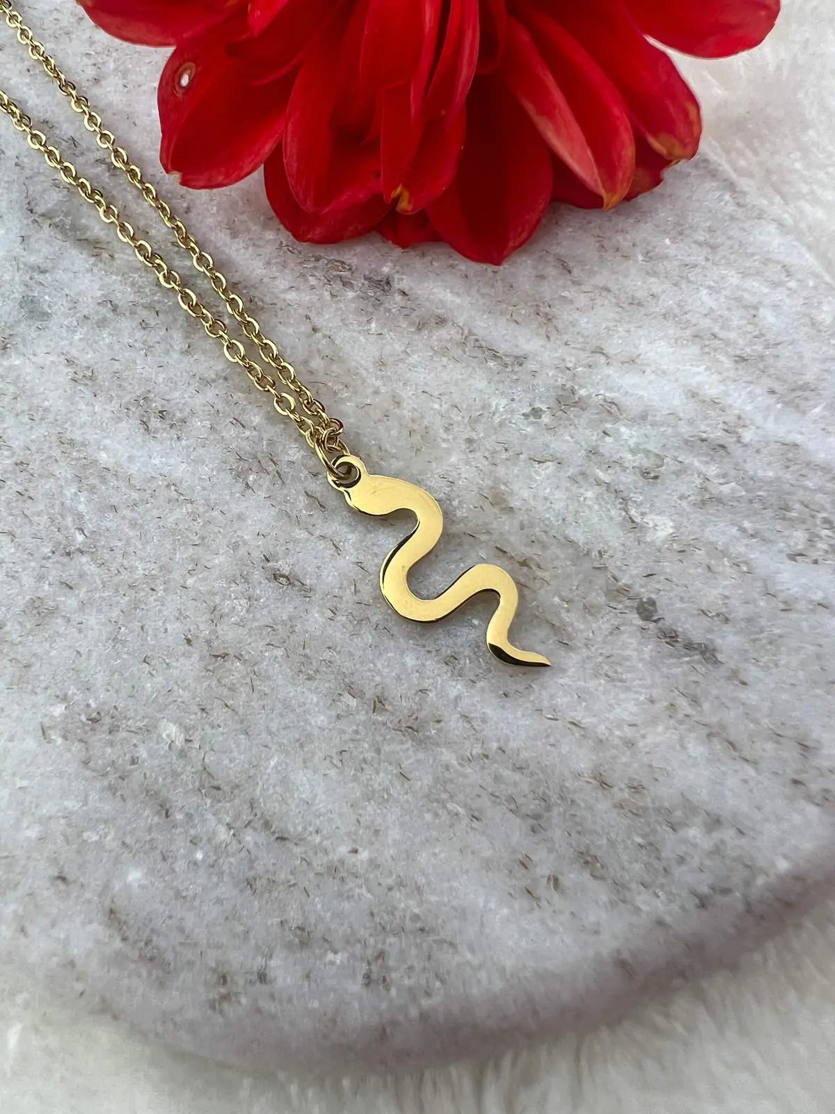 Gouden ketting ‘Snake’